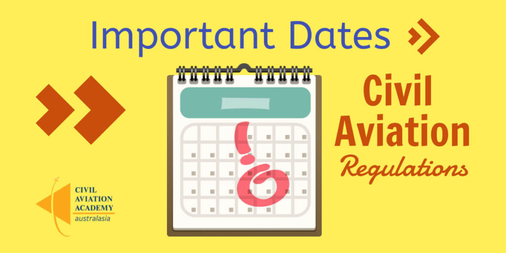Regulations Important Dates